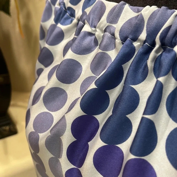 Banana Republic Polkadot Silk Peasant Blouse Petite XS - Picture 5 of 7